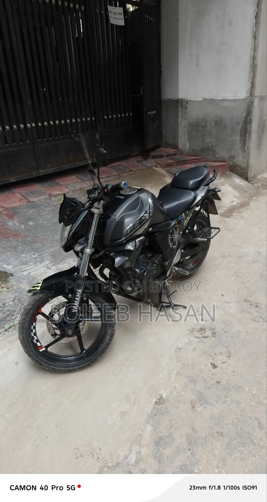 Yamaha FZS V2 2017 Black