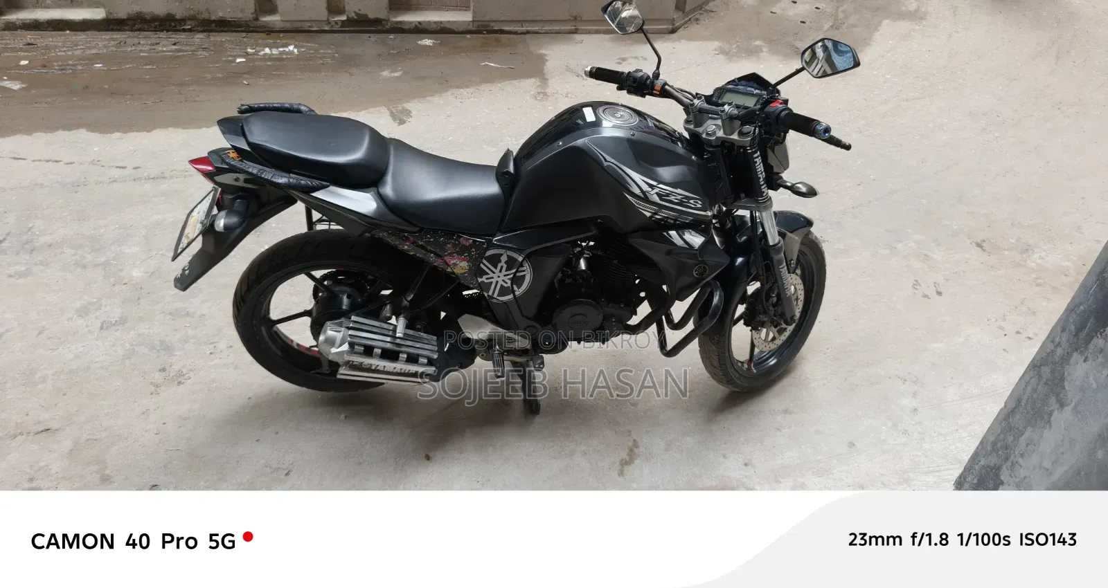 Yamaha FZS V2 2017 Black