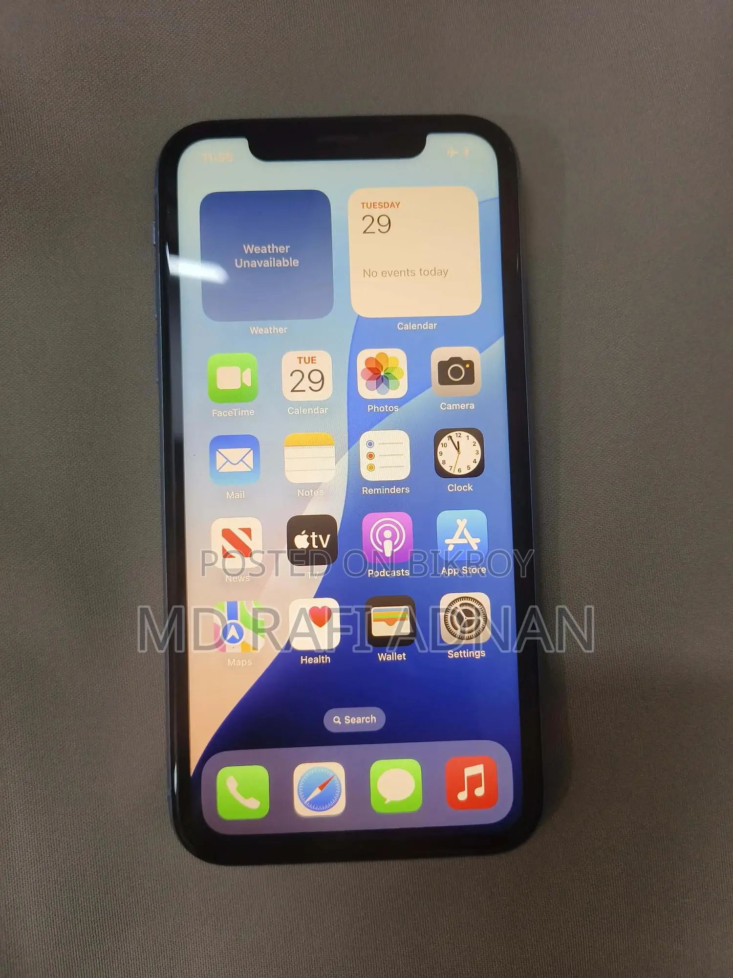 অ্যাপল আইফোন এক্সআর ৬৪ জিবি নীল