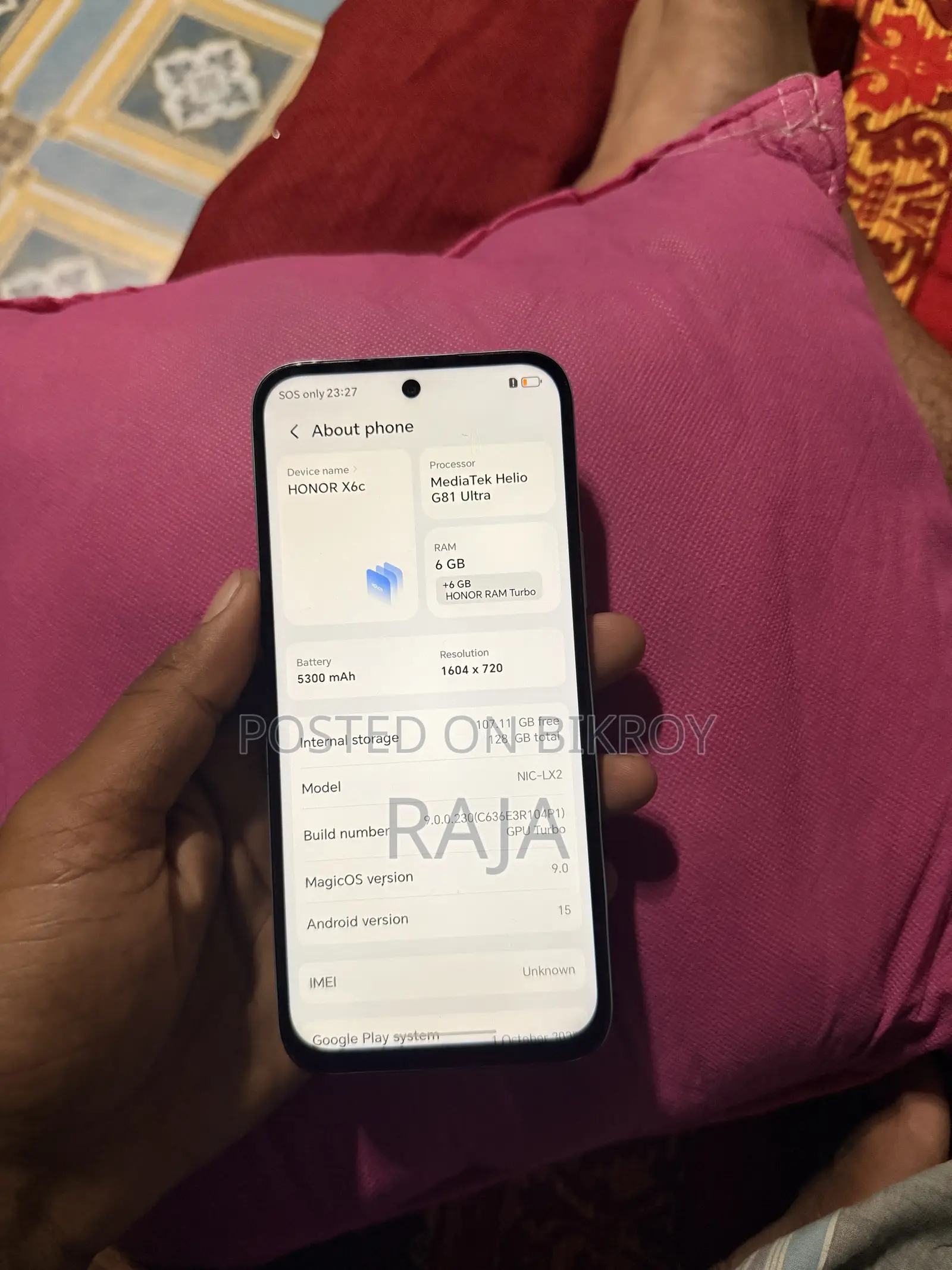 Honor X6C 128 GB White