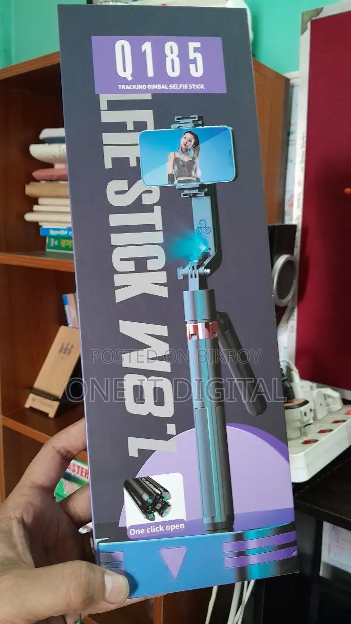 Q185 AI Auto Face Tracking Tripod 360° Rotation With Stand