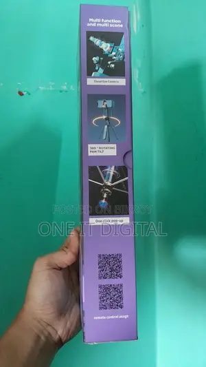 Q185 AI Auto Face Tracking Tripod 360° Rotation With Stand