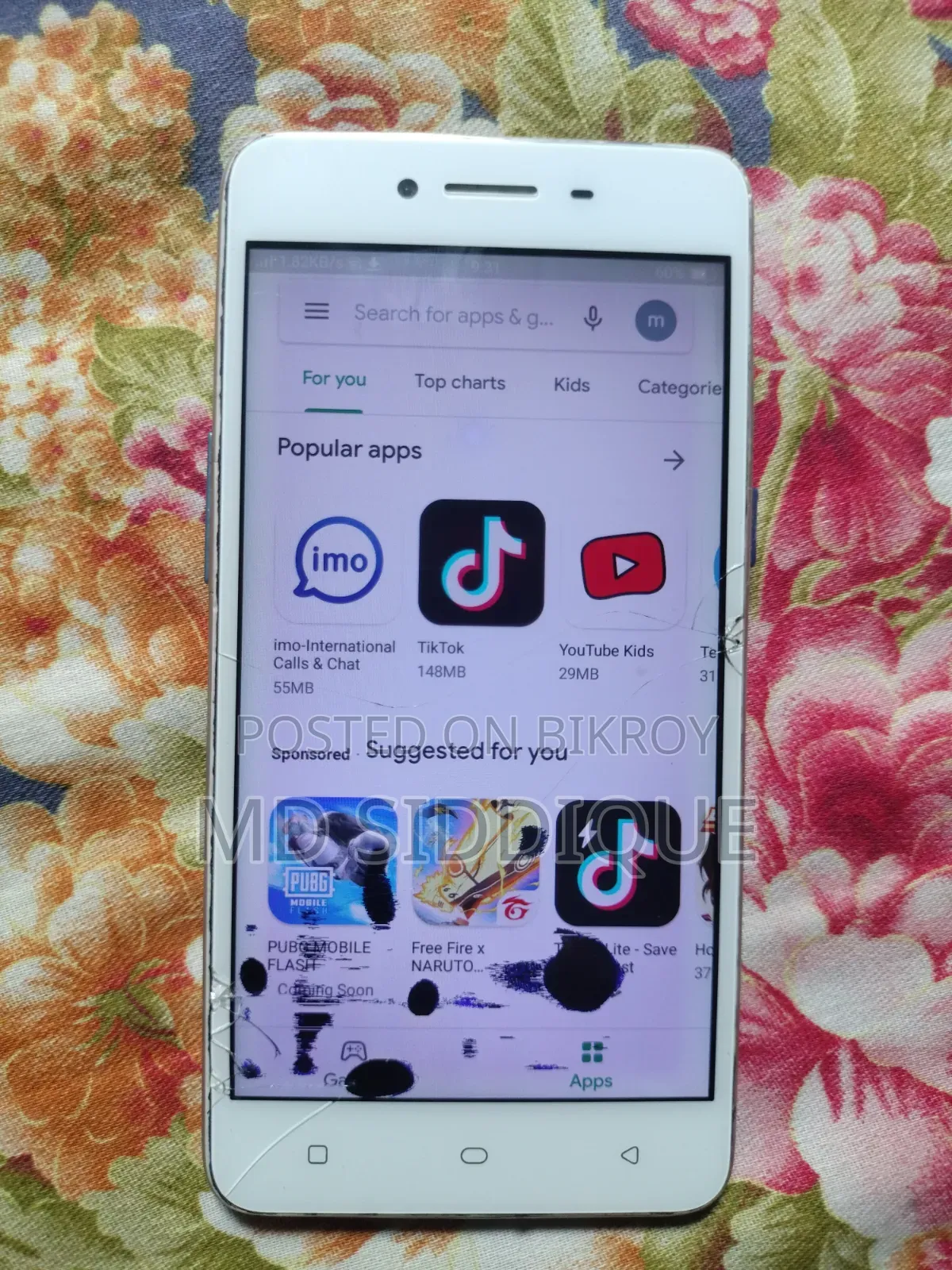 Oppo A37 16 GB Rose Gold