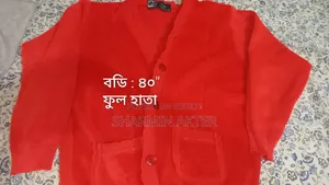 Winter sweaters and thick t-shirts for sale.