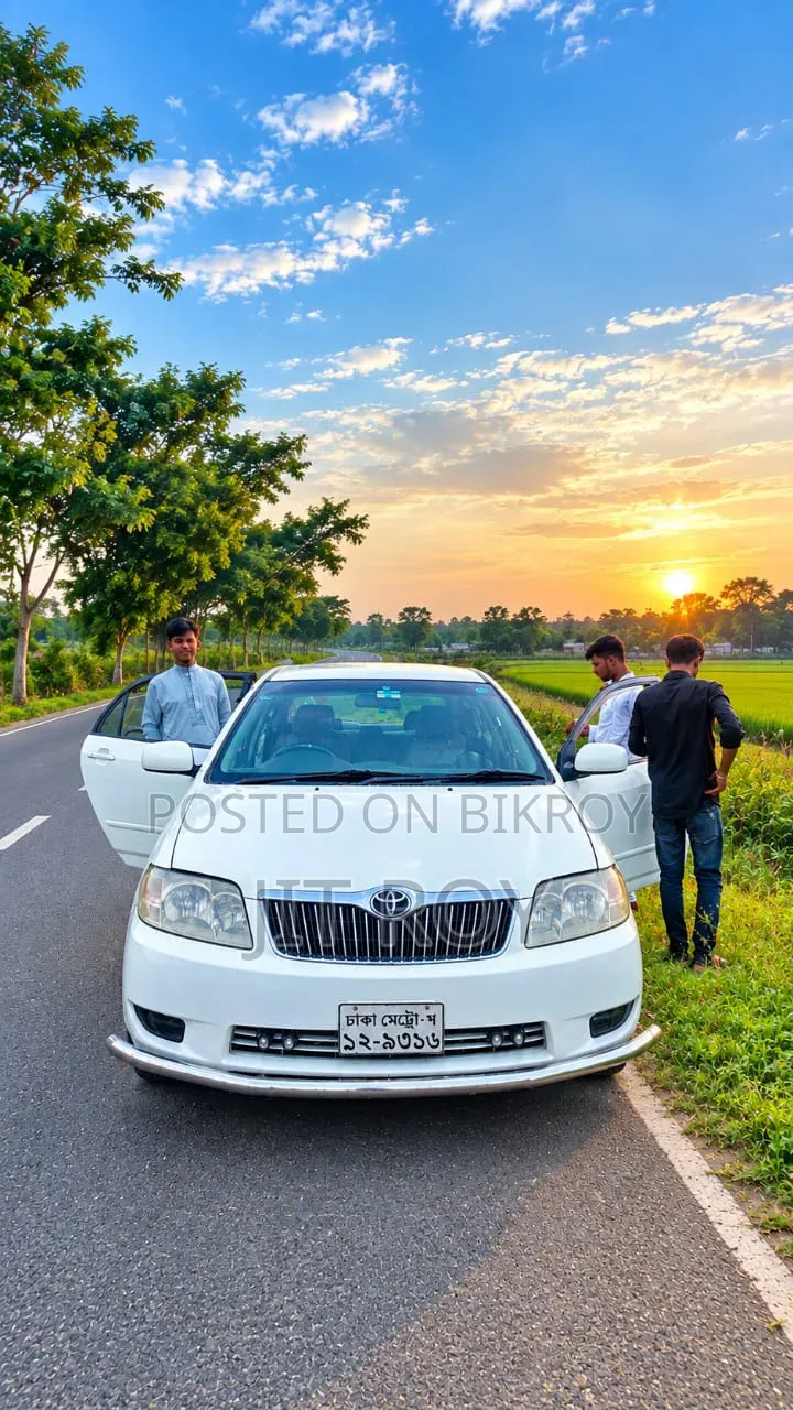 টয়োটা করোল্লা ২০০৪ সাদা