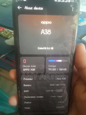 Oppo A38 128 GB Black