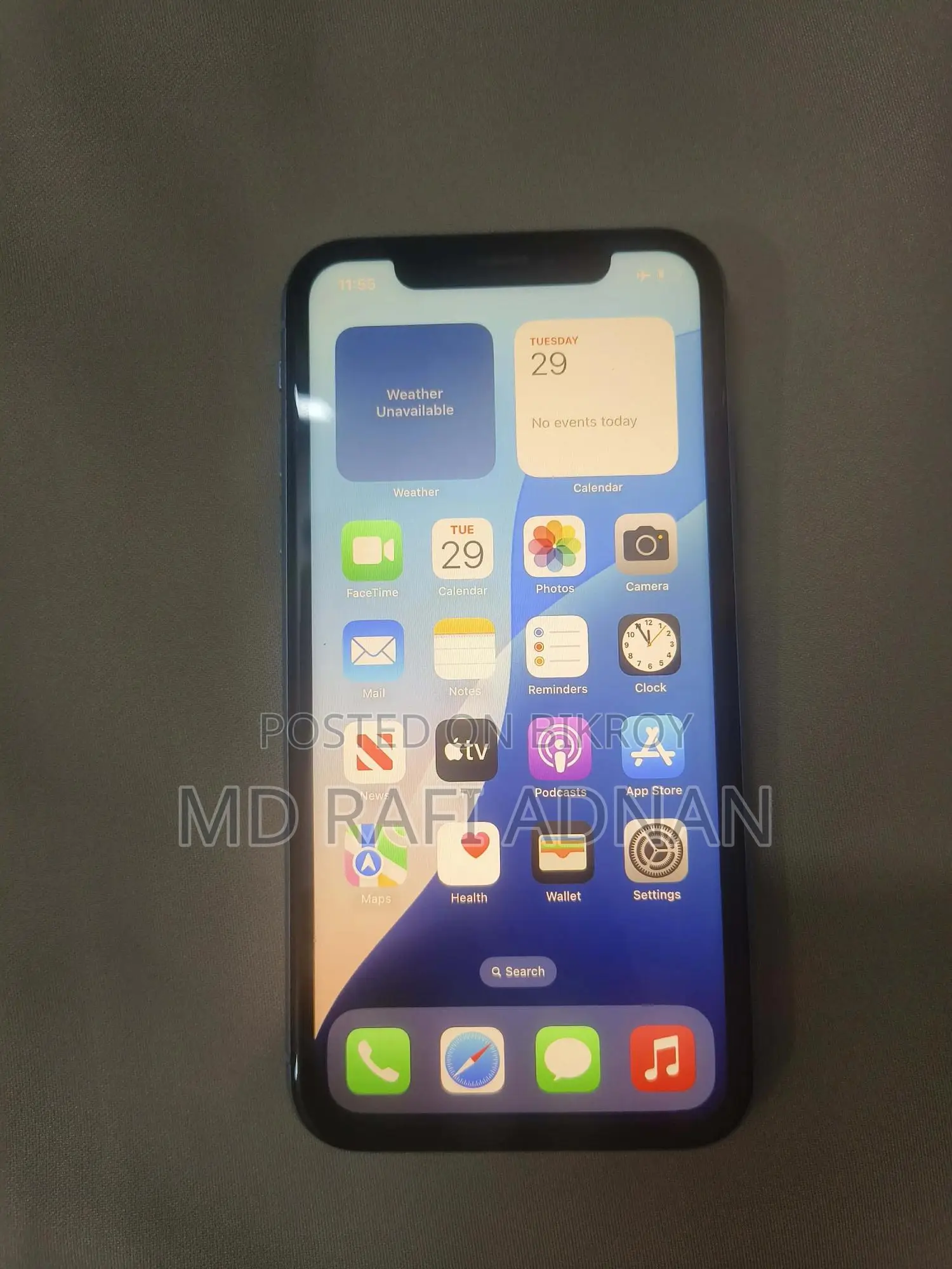 অ্যাপল আইফোন এক্সআর ৬৪ জিবি নীল