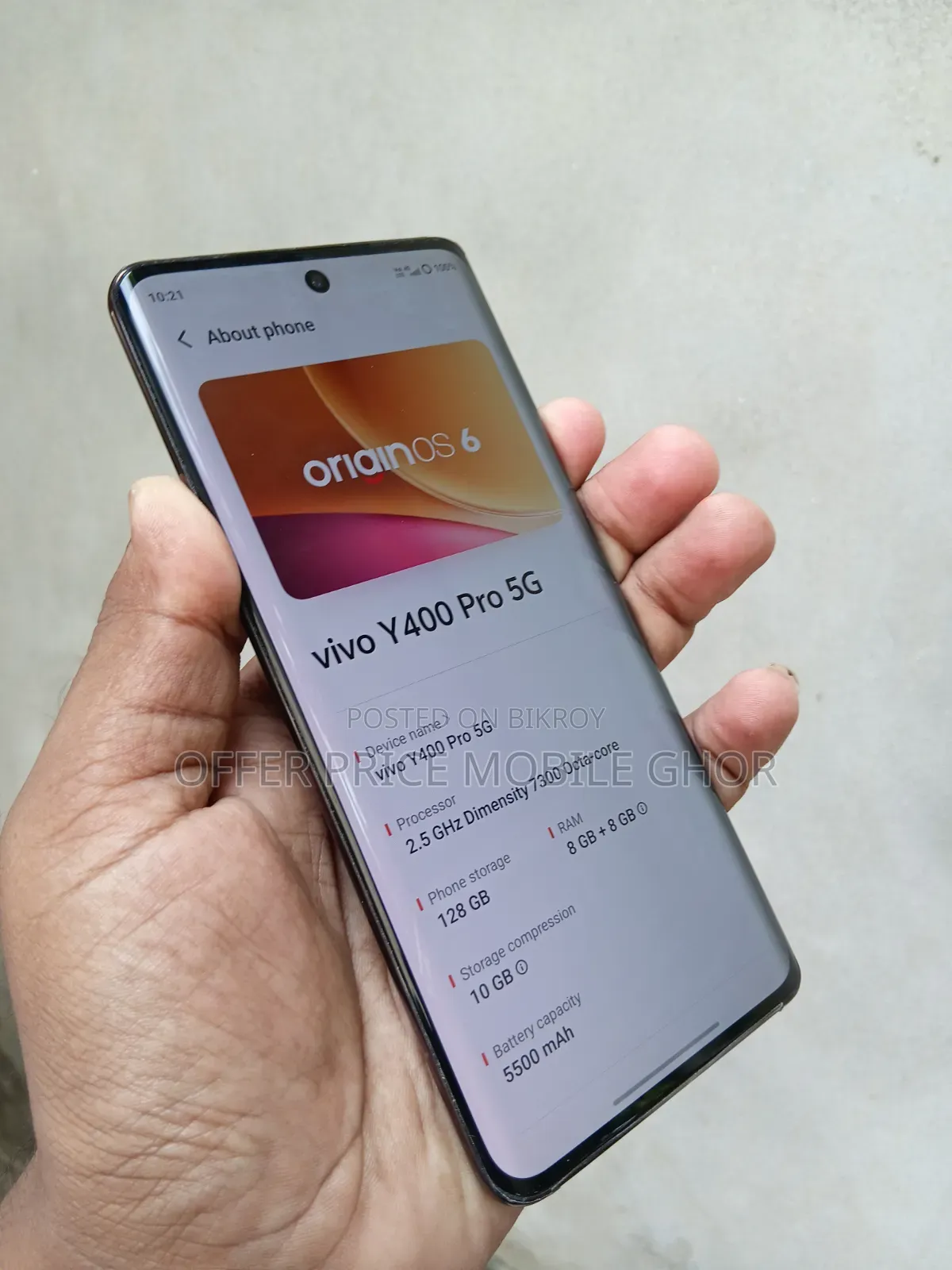 Vivo Y400 Pro 128 GB Black