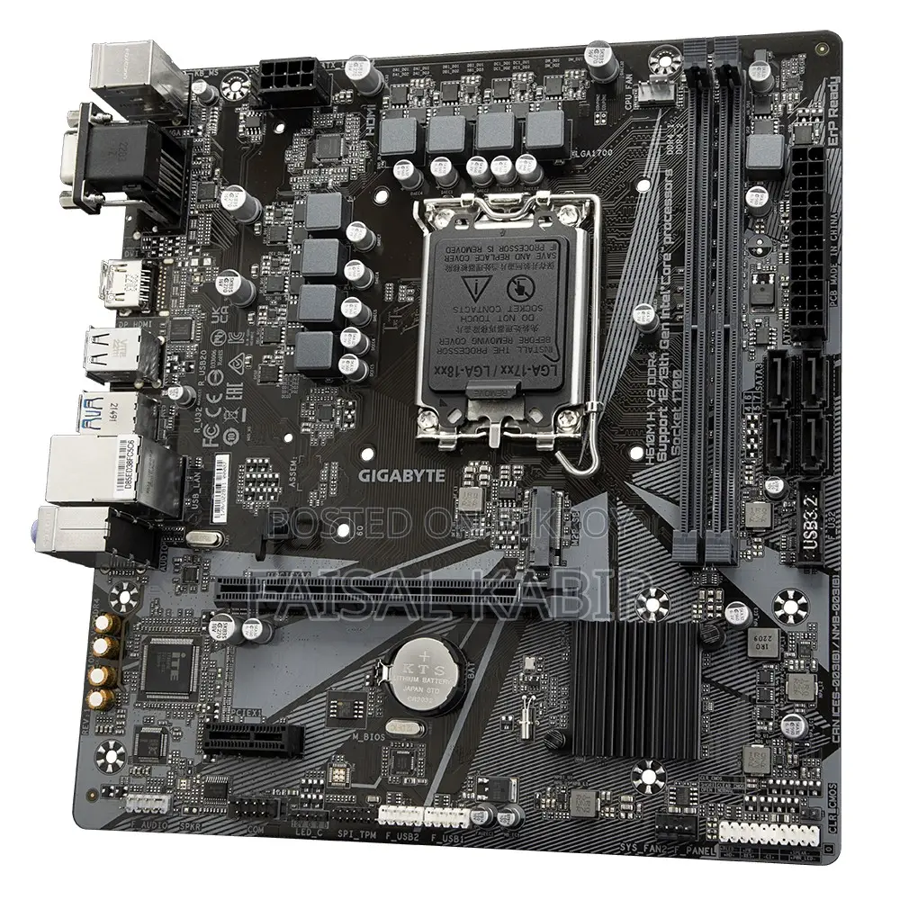 Gigabyte Desktop Motherboard H610m H V2 Ddr4