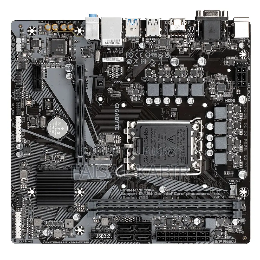 Gigabyte Desktop Motherboard H610m H V2 Ddr4