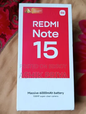 New Xiaomi Redmi Note 15 256 GB Black
