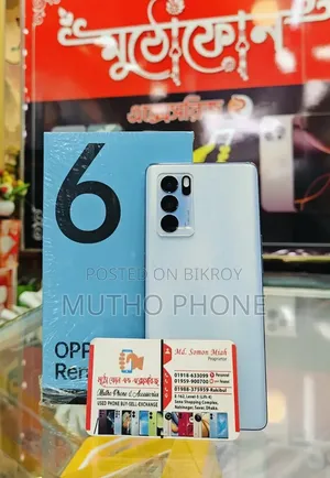 নিউ অপো রেনো ৬ প্রো ৫জি ২৫৬ জিবি ব্লু