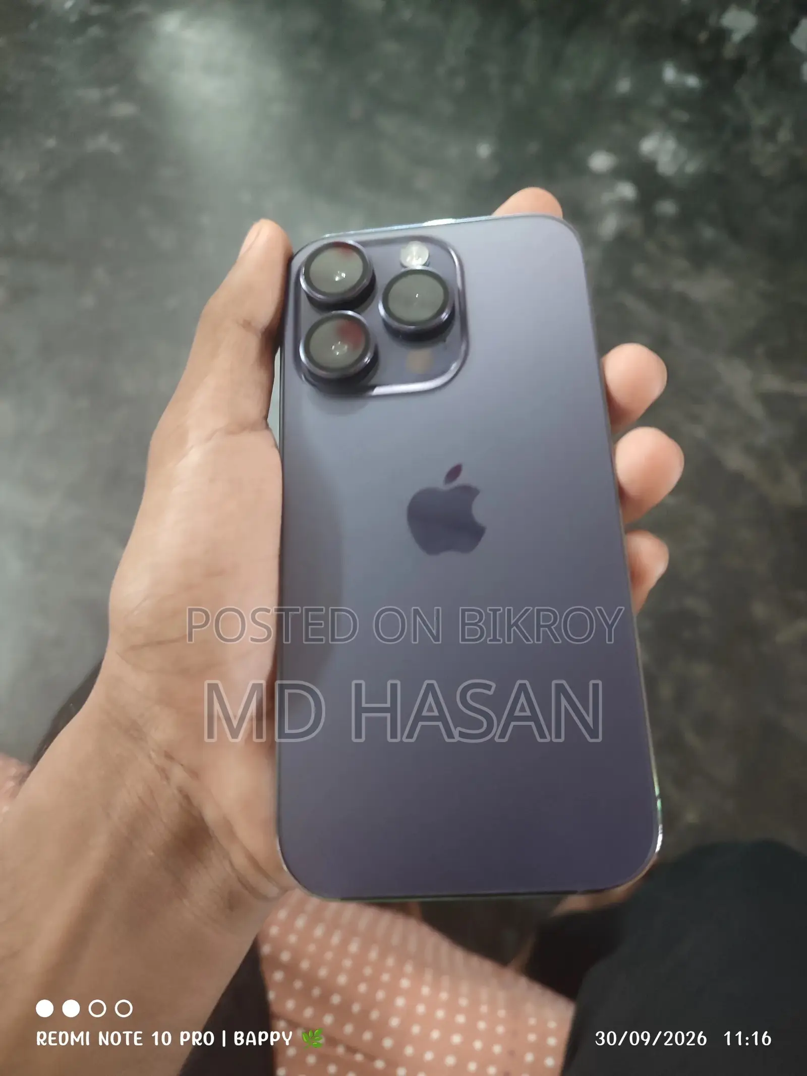 অ্যাপল আইফোন ১৪ প্রো ১২৮ জিবি গ্রাফাইট