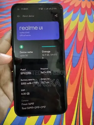 Realme Narzo 50 64 GB Black
