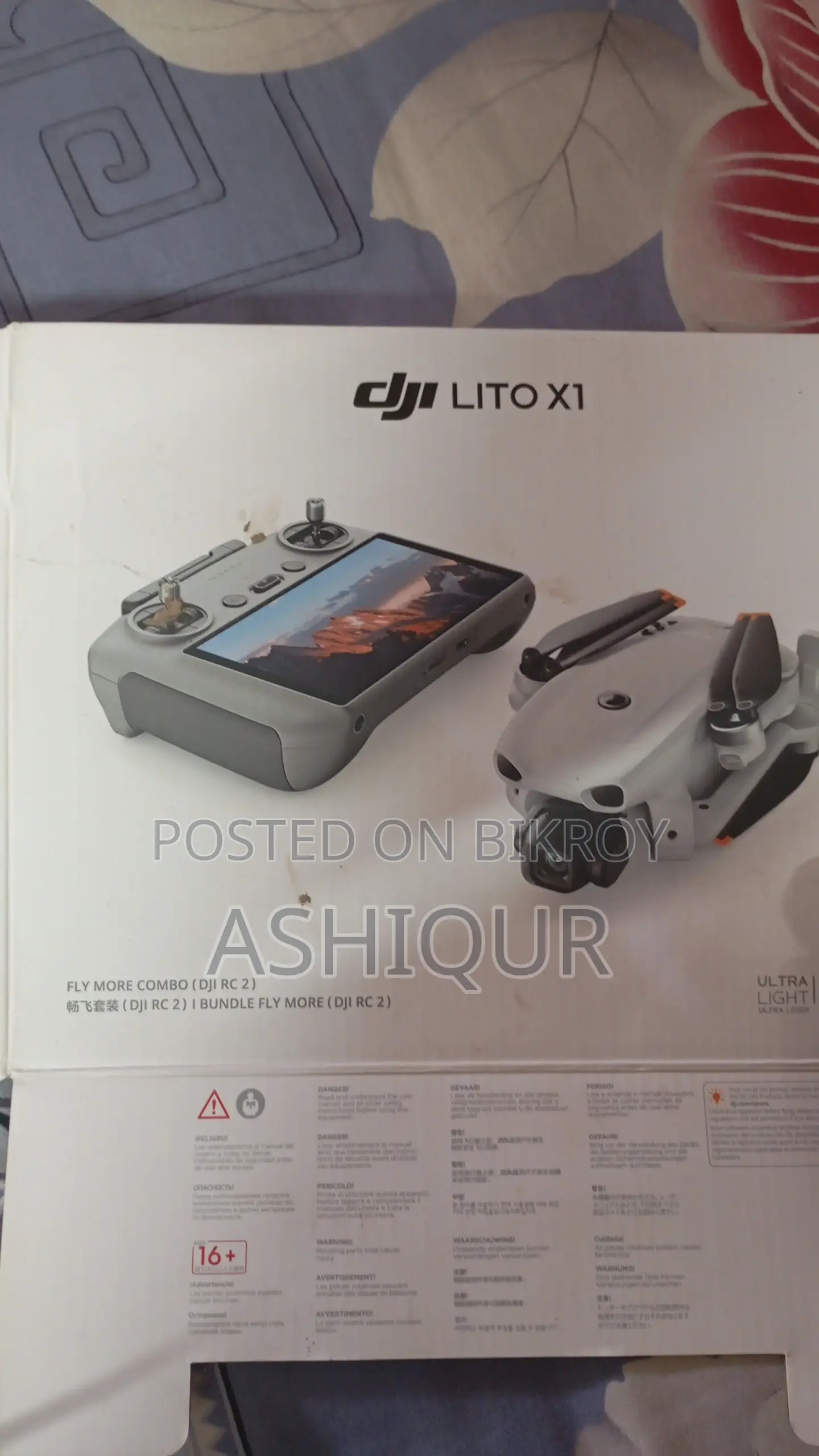 DJI Lito X1 Fly More Combo (DJI RC 2) – Used for only 2 months