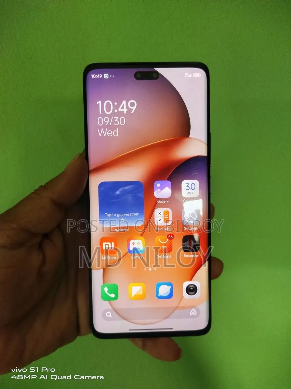 শাওমি সিভি ২ ২৫৬ জিবি ব্ল্যাক