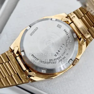 Seiko 5 Automatic Gold-Tone Watch - 21 Jewels