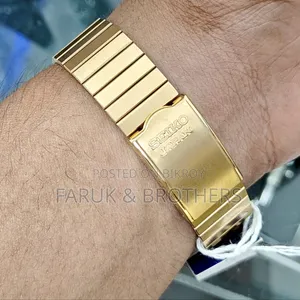Seiko 5 Automatic Gold-Tone Watch - 21 Jewels