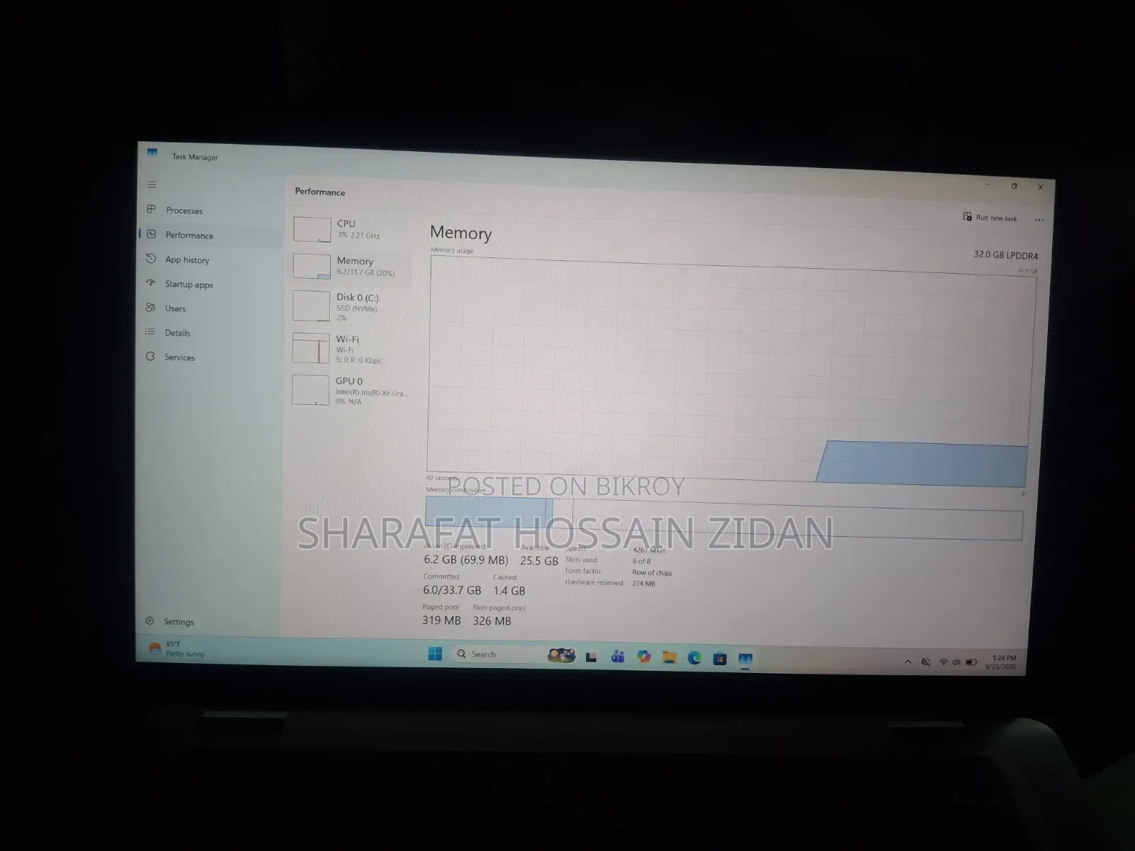 Laptop Dell Latitude 9520 32GB Intel Core i7 SSD 512GB