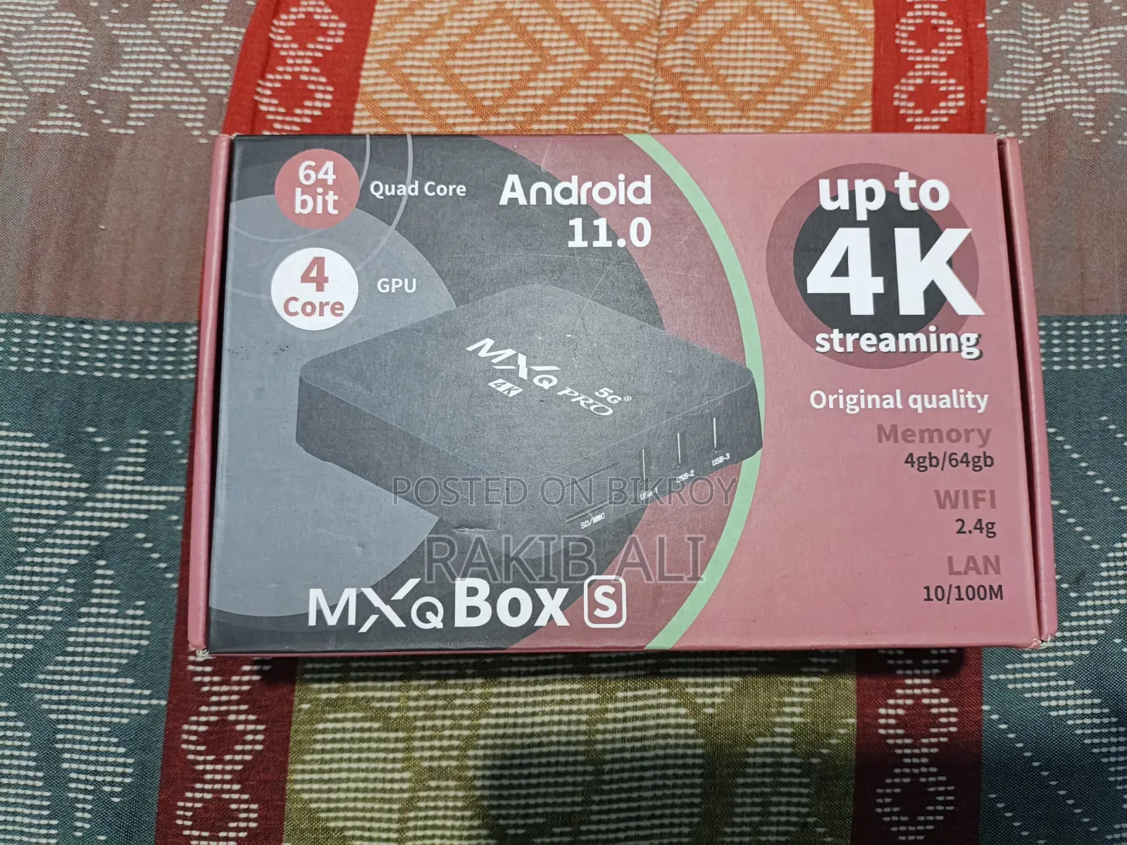 অ্যান্ড্রয়েড টিভি বক্স ৪জিবি