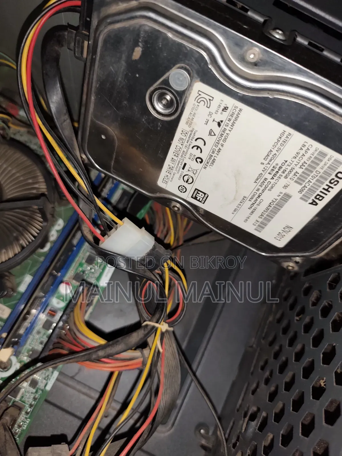 Desktop Computer 8GB Intel Core i7 HDD 500GB