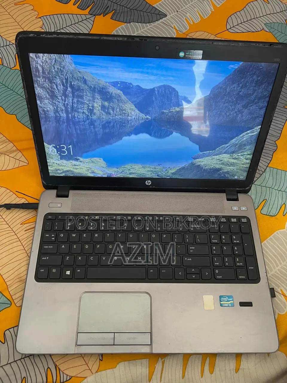ল্যাপটপ HP ProBook 450 ৪জিবি ইন্টেল কোর আই৫ এইচডিডি ৭০০জিবি