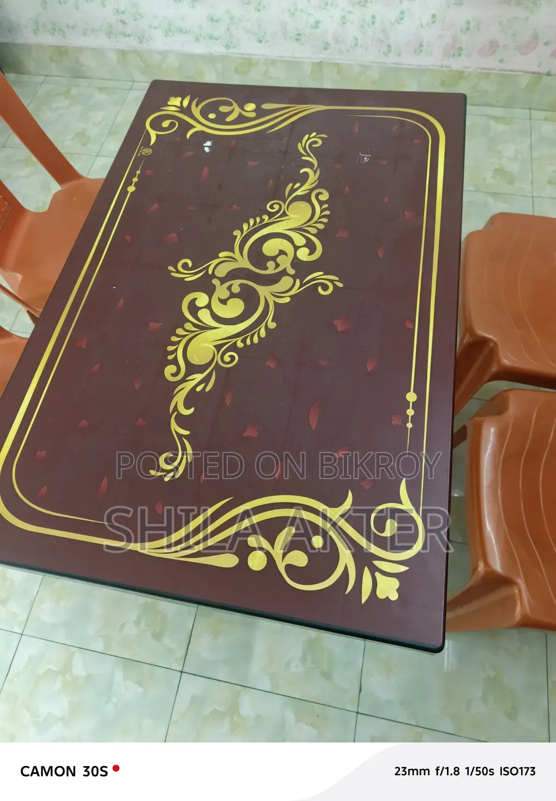 Two tables, six chairs