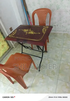 Two tables, six chairs