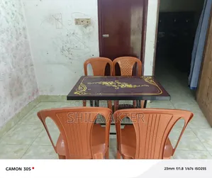 Two tables, six chairs