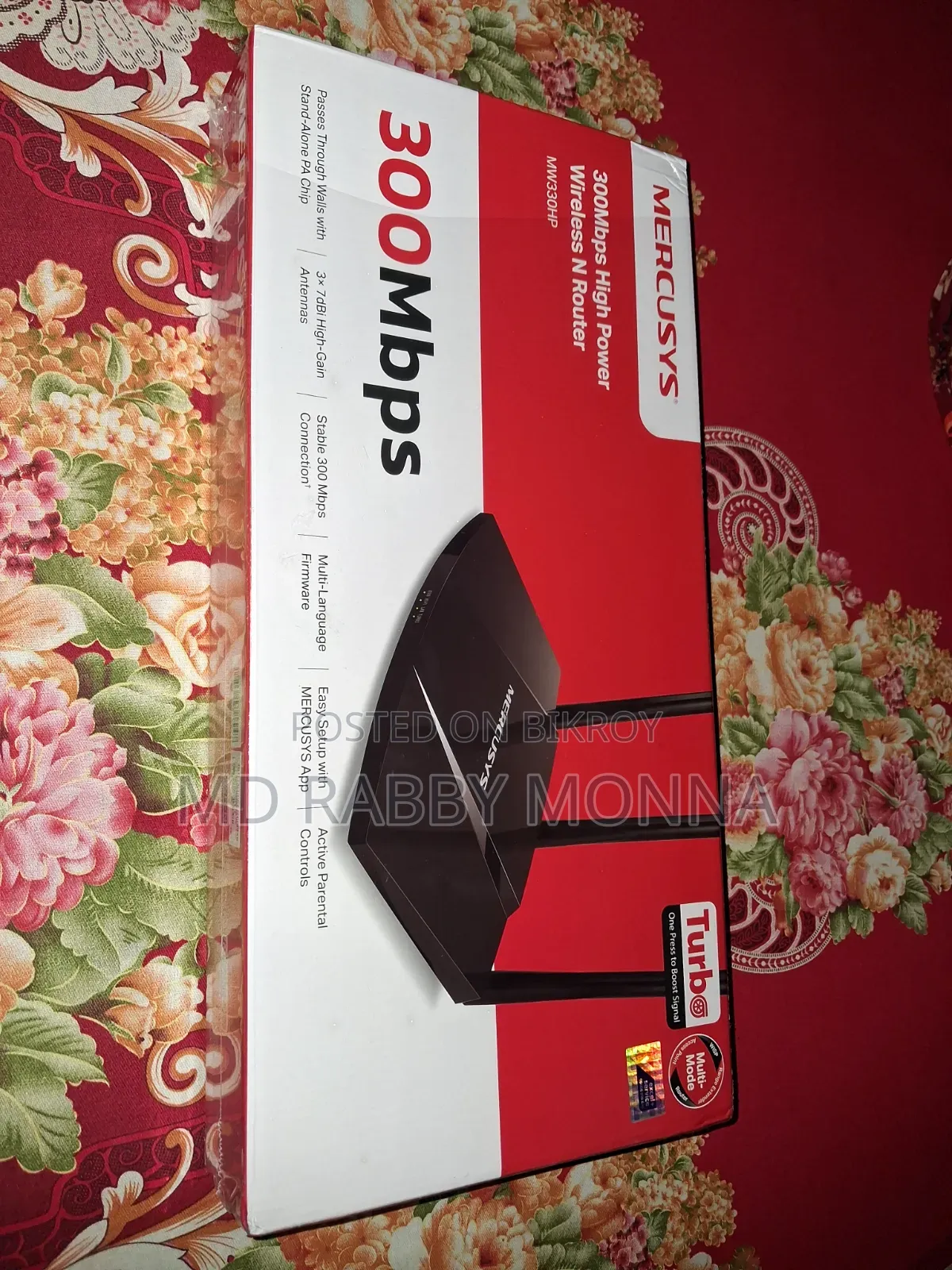 MERCUSYS MW330HP 300Mbps High Power Wireless N Router (3 Antenna)