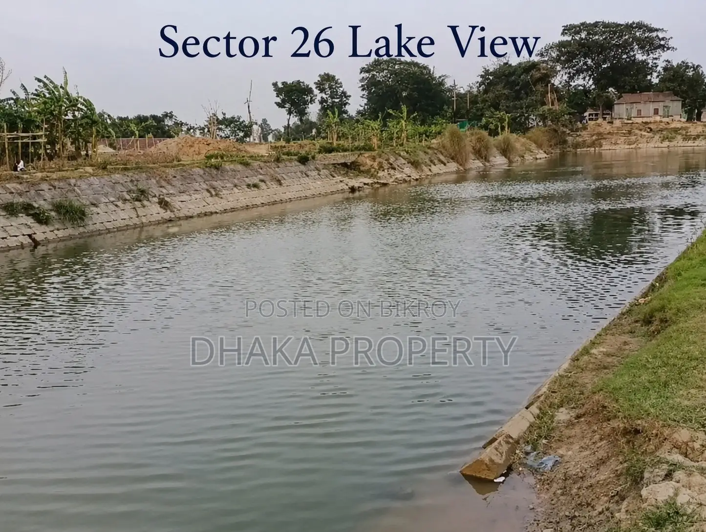 ৭.৫ কাঠা লেক ভিউ দক্ষিণ মুখী সেক্টর ২৬
