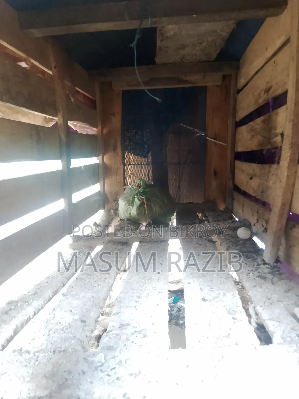 হাস মুরগী ও কবুতর পালার খোপ বিক্রি হবে
