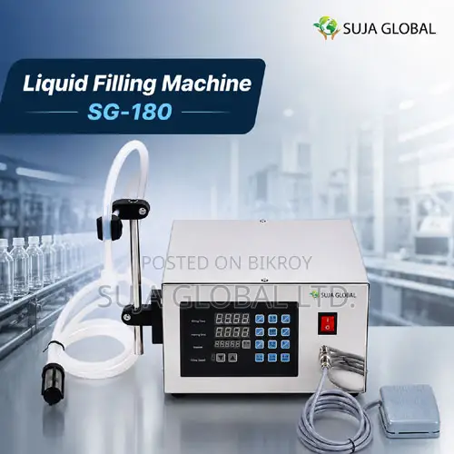 SG-180 Liquid Filling Machine High Precision Automatic Liquid Filler