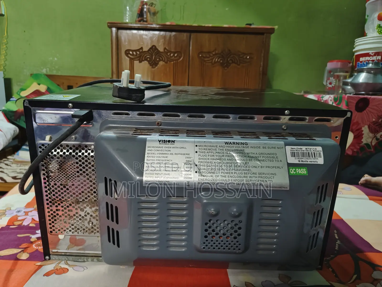 VISION Micro Oven VSM 30 Liter Rotisserie