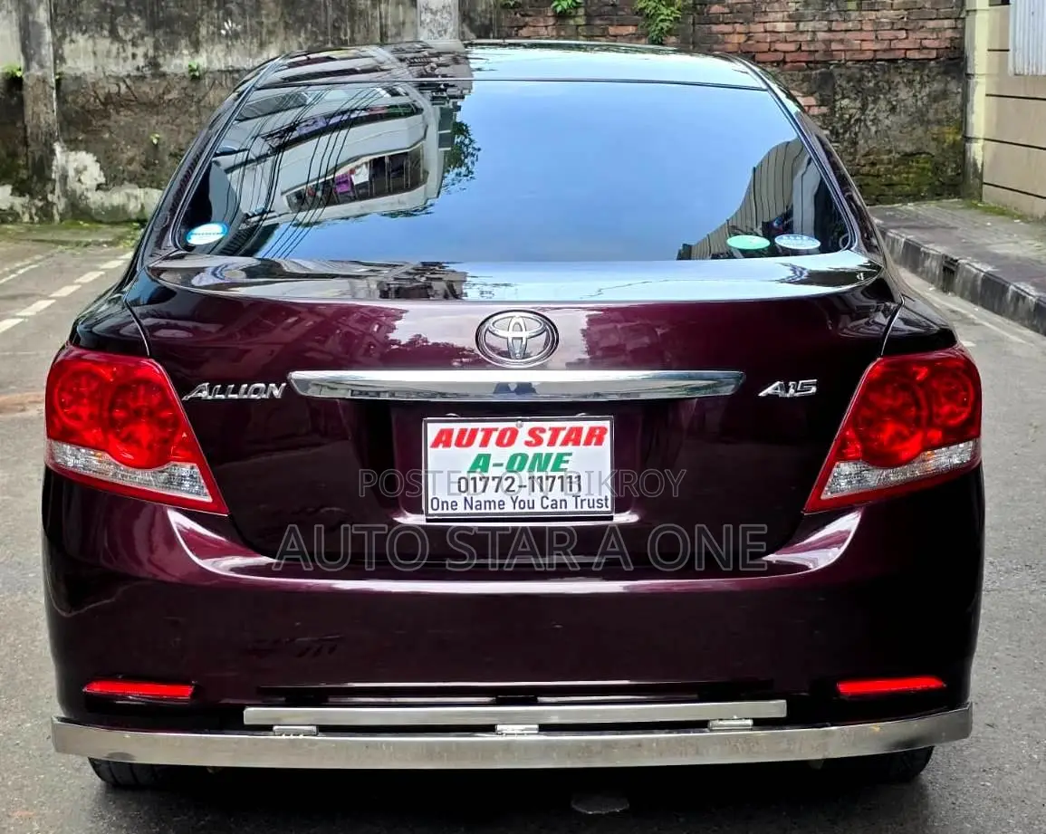 Toyota Allion 2012 Maroon