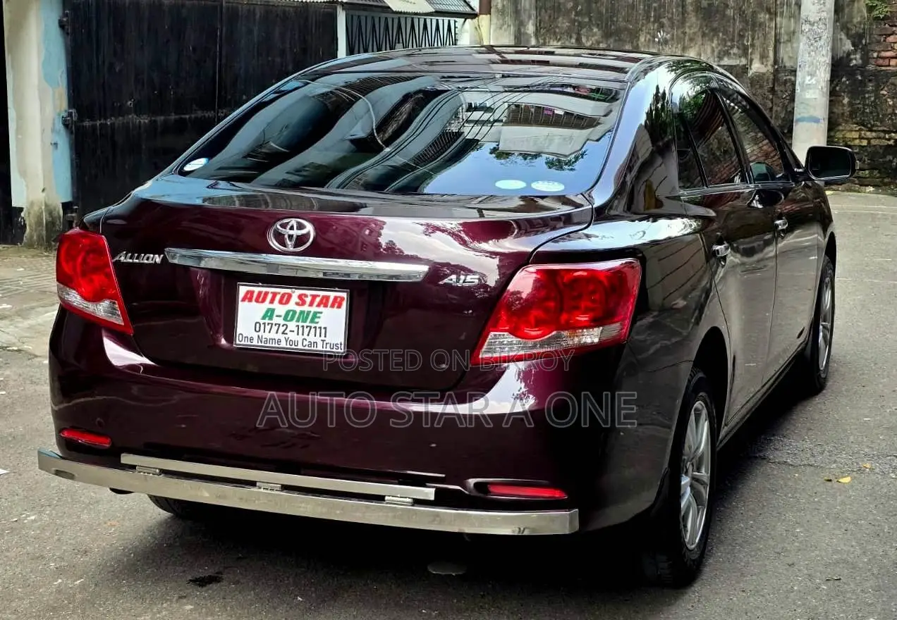 Toyota Allion 2012 Maroon