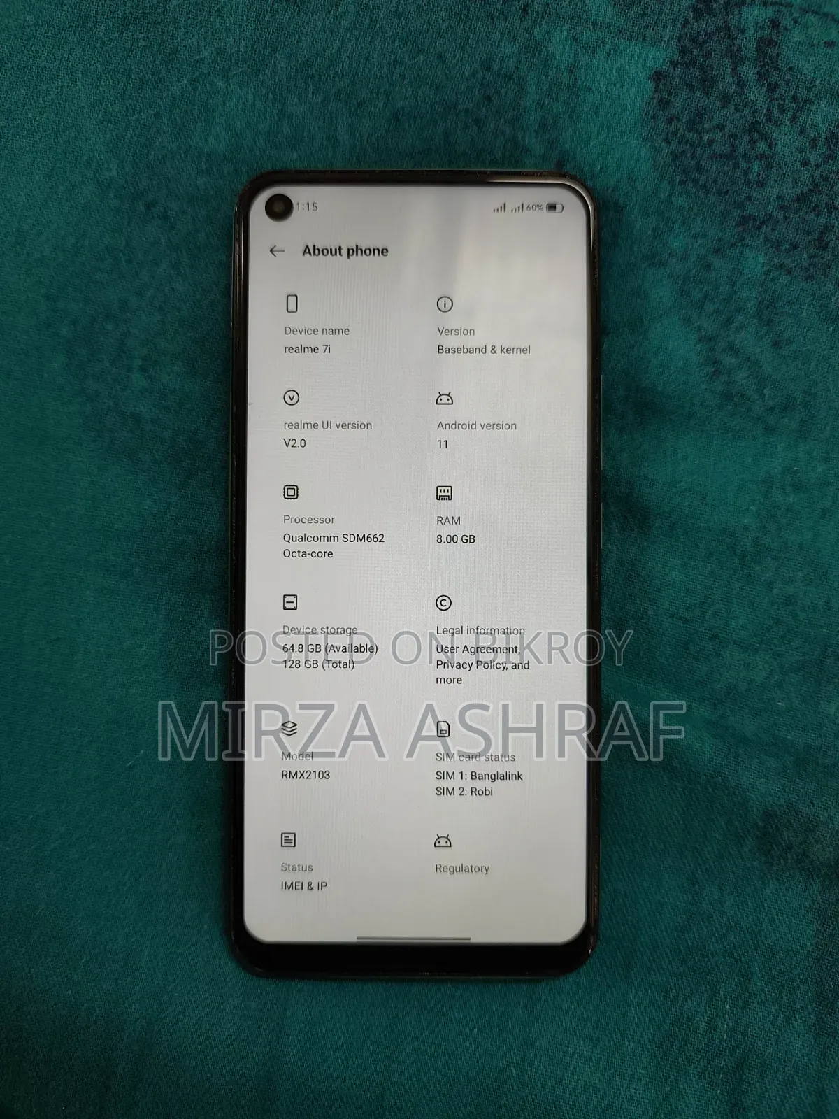 Realme 7i 128 GB Green