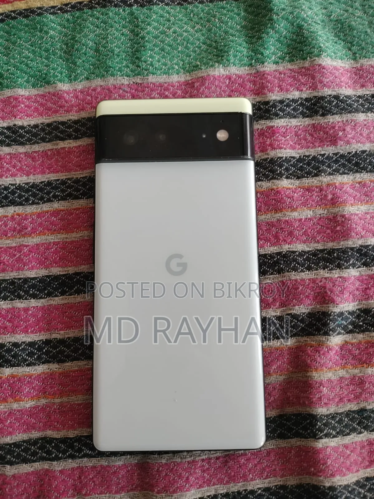 গুগল পিক্সেল ৬ ১২৮ জিবি হোয়াইট