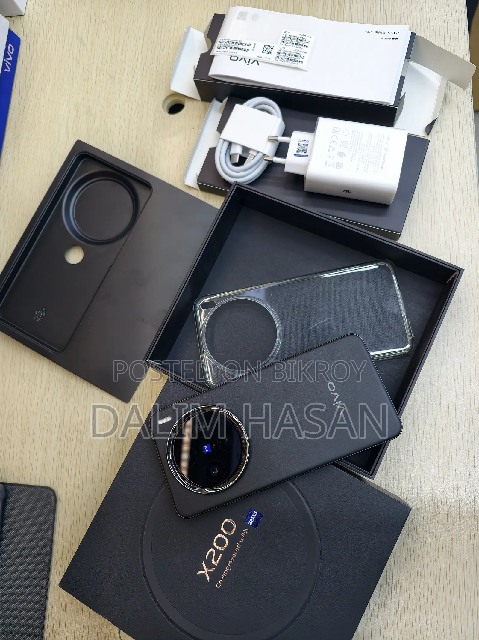 New Vivo X200 512 GB Black