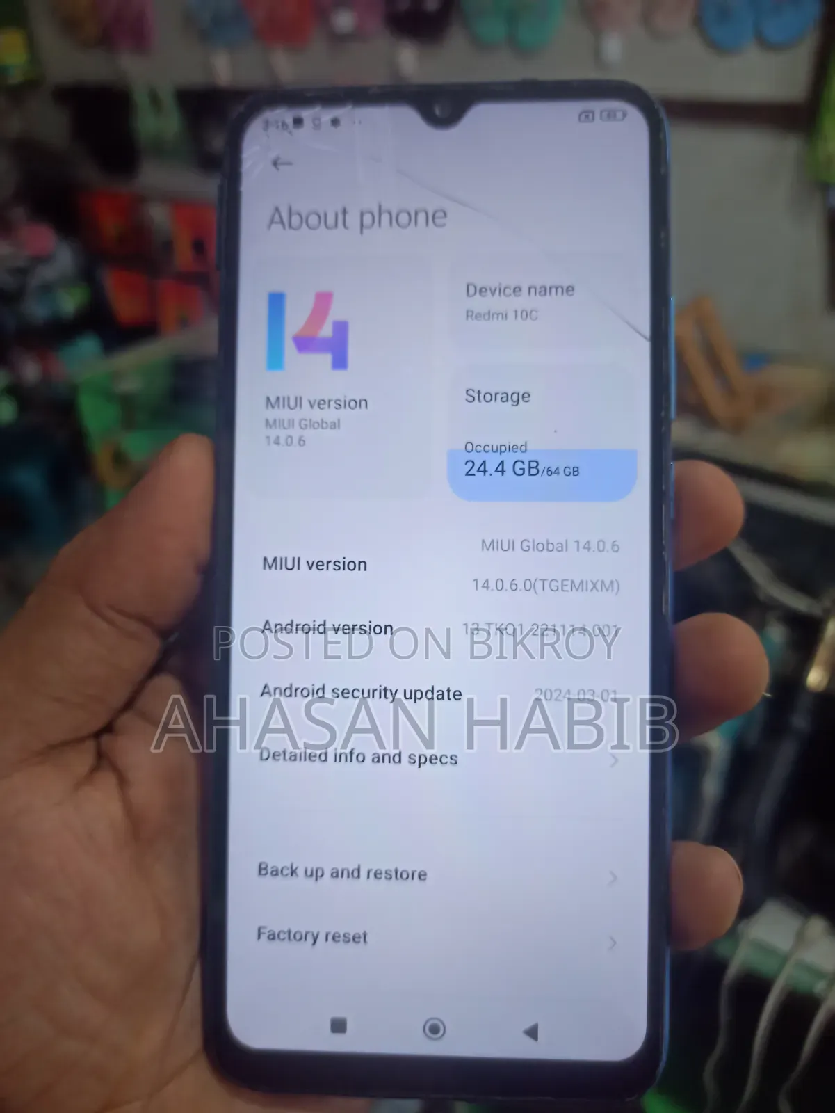 Xiaomi Redmi 10C 64 GB Blue