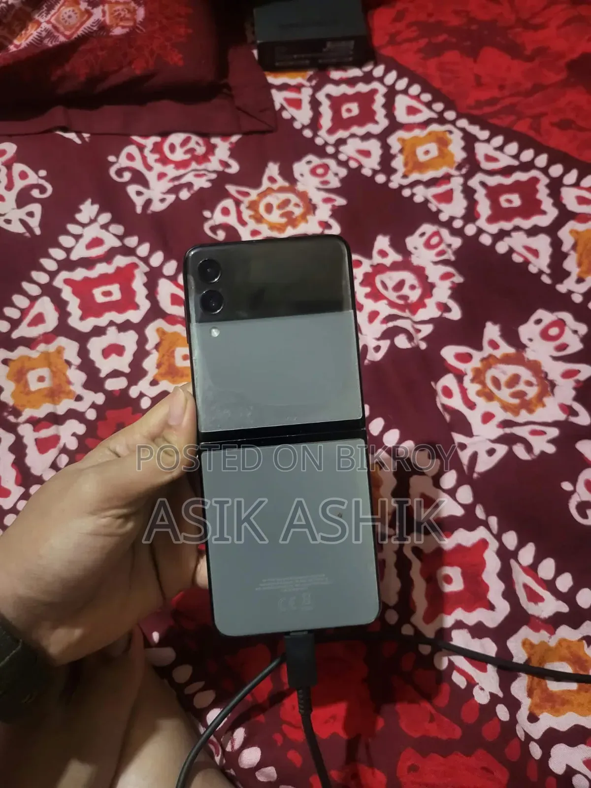 স্যামসাং গ্যালাক্সি জেড ফ্লিপ ৩ ২৫৬ জিবি ব্ল্যাক