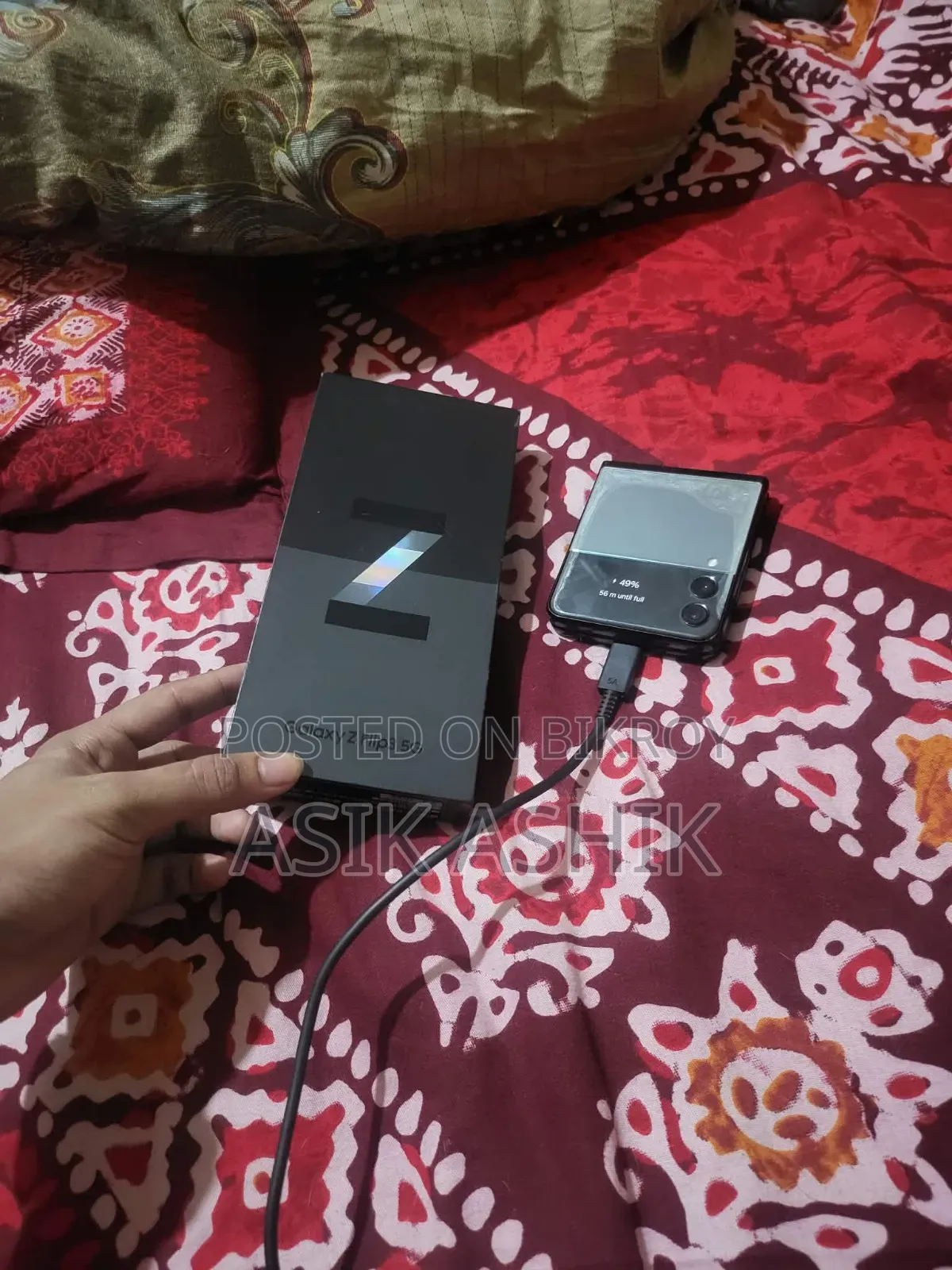 স্যামসাং গ্যালাক্সি জেড ফ্লিপ ৩ ২৫৬ জিবি ব্ল্যাক