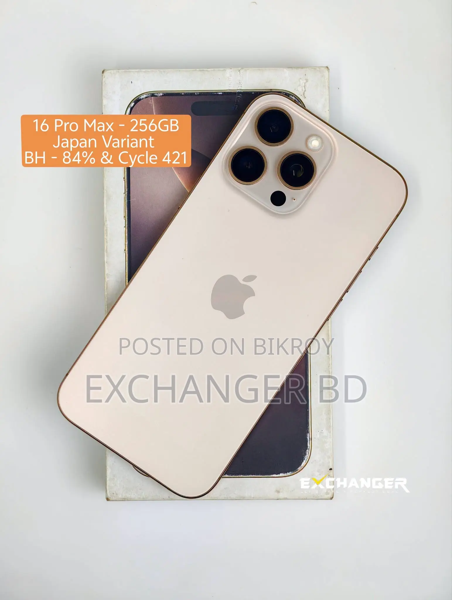 Apple iPhone 16 Pro Max 256 GB Gold