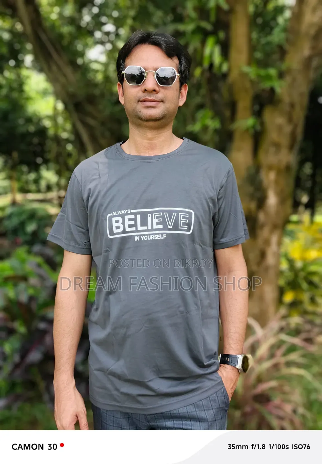Mercerized Cotton T-Shirt