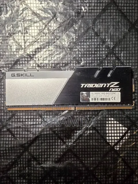 G.Skill Trident Z Neo 16GB DDR4 3600MHz RGB গেমিং ডেস্কটপ র‍্যাম