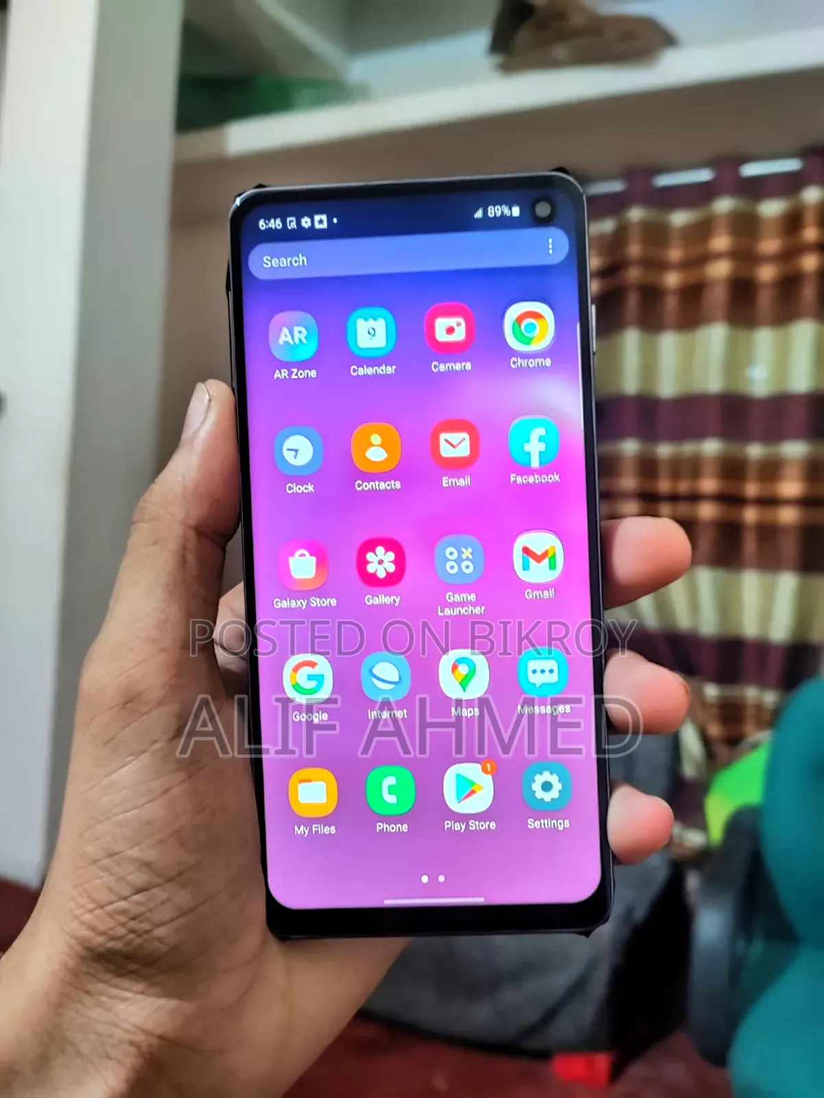 স্যামসাং গ্যালাক্সি এস১০ ১২৮ জিবি ব্ল্যাক