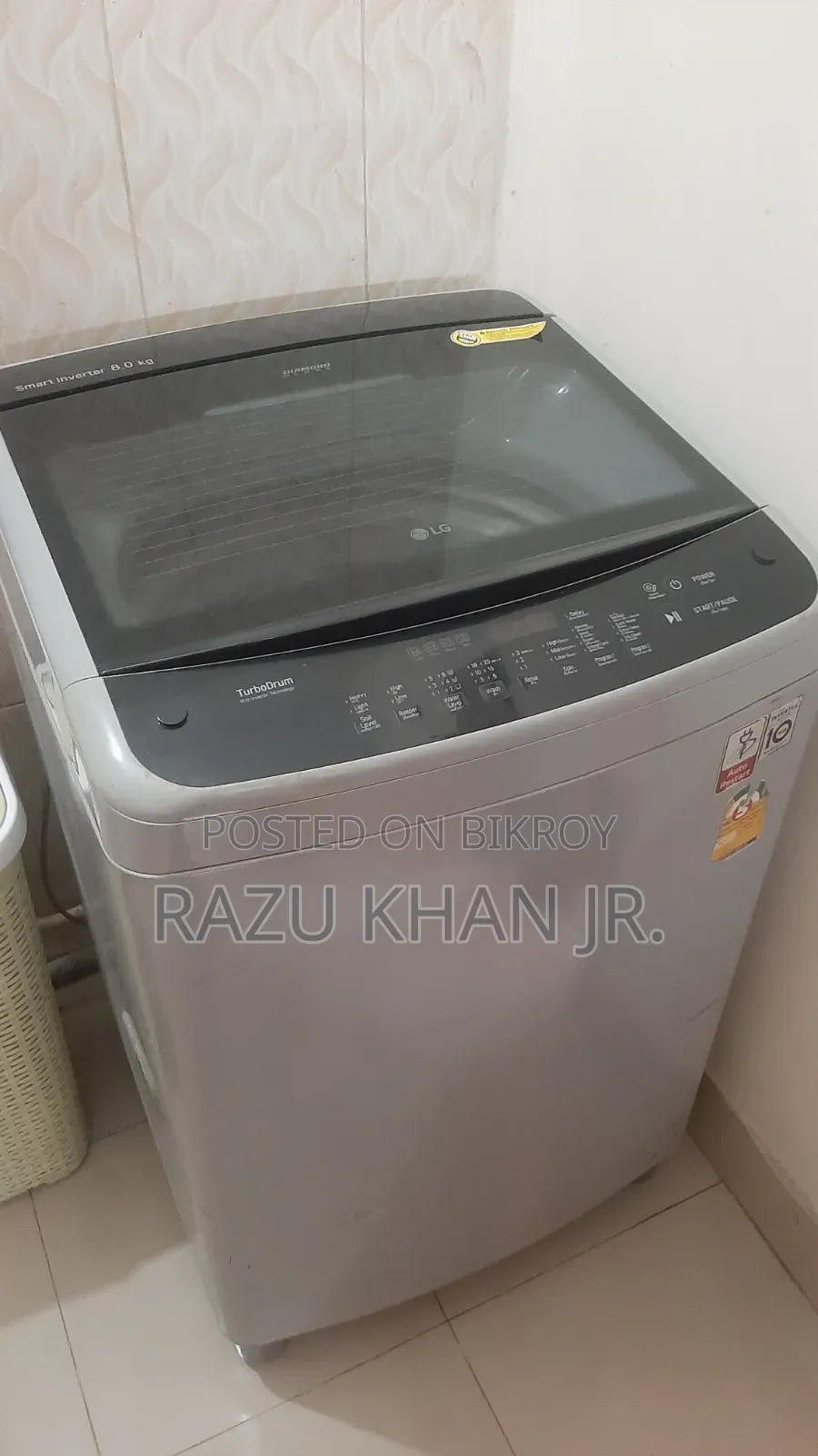 LG Washing Machine 8.kg