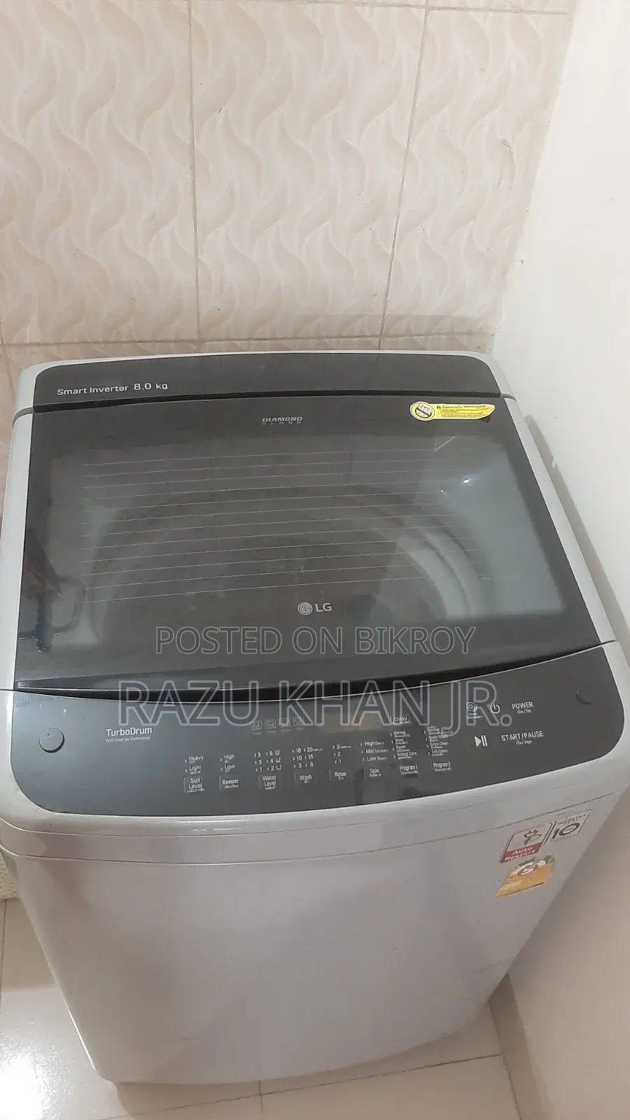 LG Washing Machine 8.kg