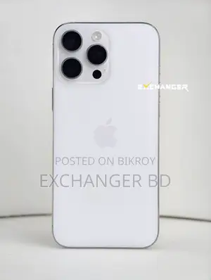 অ্যাপল আইফোন ১৬ প্রো ম্যাক্স ২৫৬ জিবি সিলভার