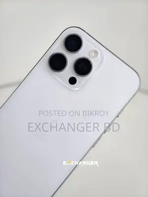 অ্যাপল আইফোন ১৬ প্রো ম্যাক্স ২৫৬ জিবি সিলভার